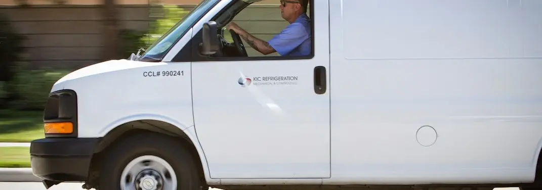 KIC Refrigeration service vehicle serving Oxford area